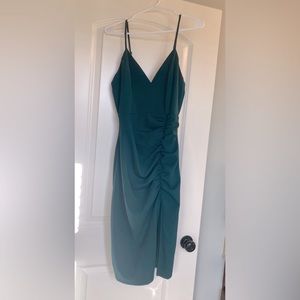 Strappy Emerald Dress